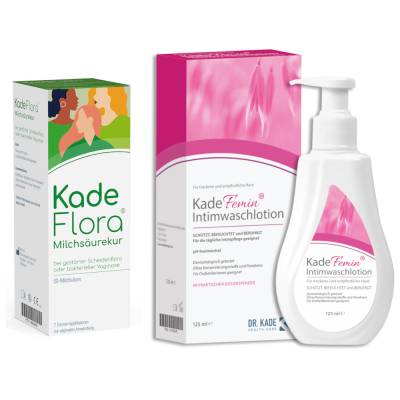 Kadeflora Milchsäurekur + Kadefemin Waschlotion Set von DR. KADE Pharmazeutische Fabrik GmbH