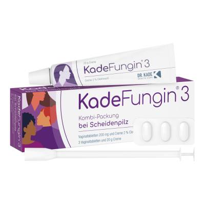 KadeFungin 3 bei Scheidenpilz - Kombipackung von DR. KADE Pharmazeutische Fabrik GmbH