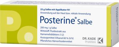 POSTERINE Salbe 25 g von DR. KADE Pharmazeutische Fabrik GmbH
