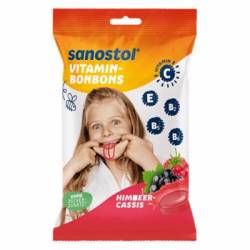 SANOSTOL Vitamin-Bonbons Himbeer-Cassis 75 g von DR. KADE Pharmazeutische Fabrik GmbH