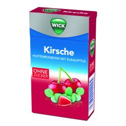 WICK Husten Bonbons WILDKIRSCH & EUKALYPTUS ohne Zucker von Dallmann's Pharma Candy GmbH