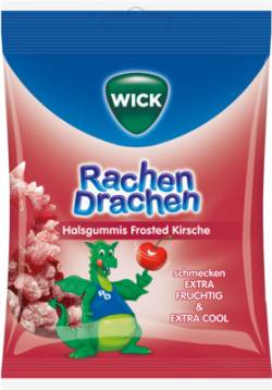 WICK RachenDrachen Halsgummis Kirsche 75 g von Dallmann's Pharma Candy GmbH