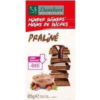 Damhert Schokoladentafel Praline weniger Zucker von Damhert