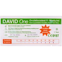 David One Ovulationstest Streifen 0-80 miu/ml mit LH Anzeige von David