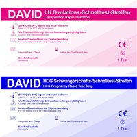 David Ovulationstest 20 miu/ml + Schwangerschaftst. 10miu/ml von David