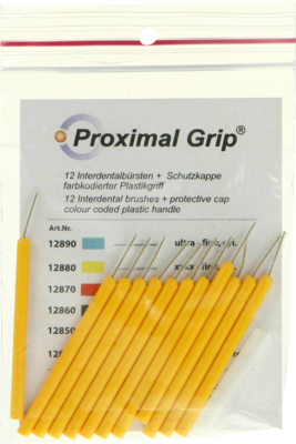 PROXIMAL Grip xxxx-fein gelb Interdentalb�rste 12 St von Dent-o-care Dentalvertriebs GmbH