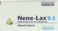 NENE LAX 0,5 Suppos.f.S�ugl. 6 St von Dentinox Gesellschaft f�r pharmazeutische Pr�parate