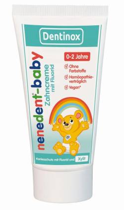 Dentinox nenedent-baby Zahncreme mit Fluorid von Dentinox Gesellschaft für pharmazeutische Präparate - Lenk & Schuppan KG