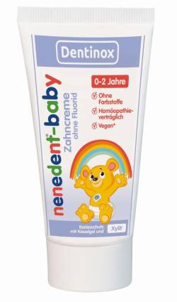 Dentinox nenedent-baby Zahncreme ohne Fluorid von Dentinox Gesellschaft für pharmazeutische Präparate - Lenk & Schuppan KG