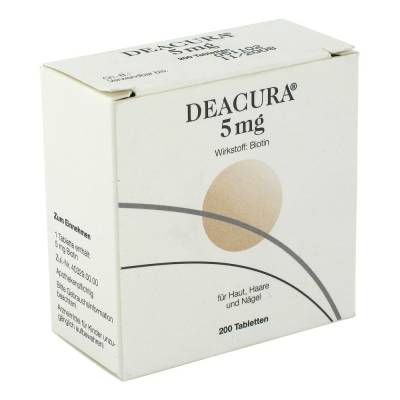 "Deacura 5mg Tabletten 200 Stück" von "Dermapharm AG Arzneimittel"