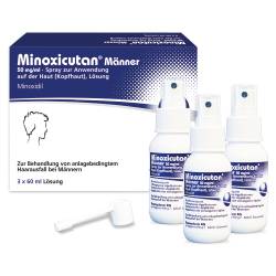 "MINOXICUTAN Männer 50 mg/ml Spray 3x60 Milliliter" von "Dermapharm AG Arzneimittel"