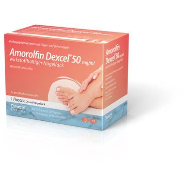 AMOROLFIN Dexcel 50 mg/ml wirkstoffhalt.Nagellack 2.5 ml von Dexcel Pharma GmbH