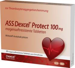 ASS Dexcel Protect 100 mg magensaftres.Tabletten 50 St von Dexcel Pharma GmbH