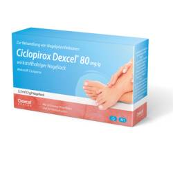 CICLOPIROX Dexcel 80 mg/g wirkstoffhalt.Nagellack 3.3 ml von Dexcel Pharma GmbH