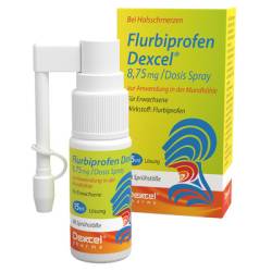 FLURBIPROFEN Dexcel bei Halsschmerzen Dosierspray 15 ml von Dexcel Pharma GmbH