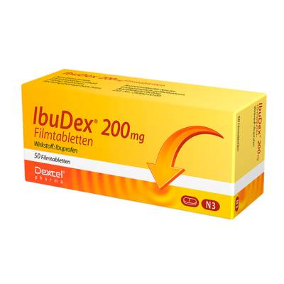 IBUDEX 200 mg Filmtabletten 50 St von Dexcel Pharma GmbH
