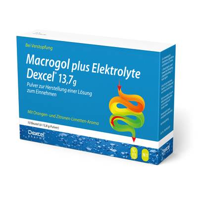 MACROGOL plus Elektrolyte Dexcel 13,7 g PLE 10 St von Dexcel Pharma GmbH