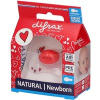 difrax® Schnuller Natural Newborn - I Love Papa von Difrax