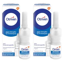 Otriven SCHNUPFEN DOSIERSPRAY OK 0,1% Doppelpack von diverse Firmen