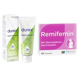 Remifemin + Durex Naturals Gleitgel Set von diverse Firmen