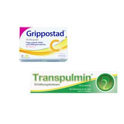 Transpulmin + Grippostad C Set von diverse Firmen