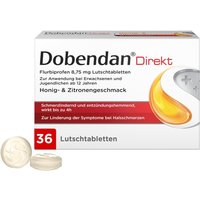 Dobendan Direkt Flurbiprofen 8,75 mg Lutschtabletten von Dobendan
