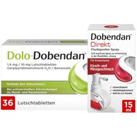 Dolo-Dobendan Set gegen Halsschmerzen von Dobendan