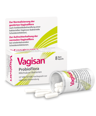 VAGISAN ProbioFlora Milchs�ure-Bakter.Vaginalkaps. 8 St von Dr. August Wolff GmbH & Co.KG Arzneimittel