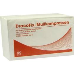 DRACOFIX OP-Kompressen 7,5x7,5 cm unsteril 8fach 100 St von Dr. Ausb�ttel & Co. GmbH