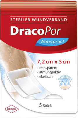 DRACOPOR waterproof Wundverband 5x7,2 cm steril 5 St von Dr. Ausb�ttel & Co. GmbH