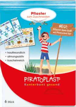 PIRATOPLAST Jungen Pflasterzuschnitt 6x10 cm 6 St von Dr. Ausb�ttel & Co. GmbH