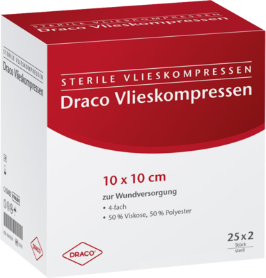 VLIESSTOFF-KOMPRESSEN steril 10x10 cm 4fach 25X2 St von Dr. Ausb�ttel & Co. GmbH