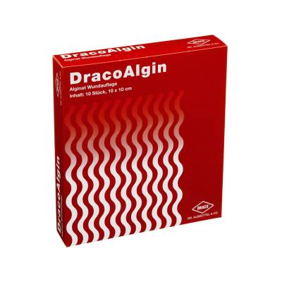 "DRACOALGIN 10x10 cm Alginatkompresse 10 Stück" von "Dr. Ausbüttel & Co. GmbH"