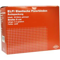 DRACOELFI elast.Fixierbinde 8 cmx4 m gekreppt 20 St Binden von Dr. Ausbüttel & Co. GmbH