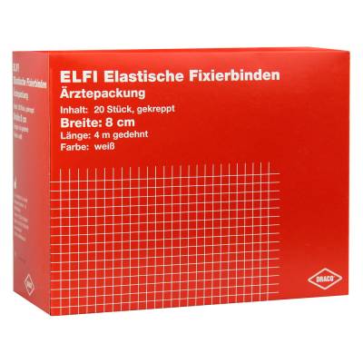 "DRACOELFI elast.Fixierbinde 8 cmx4 m gekreppt 20 Stück" von "Dr. Ausbüttel & Co. GmbH"