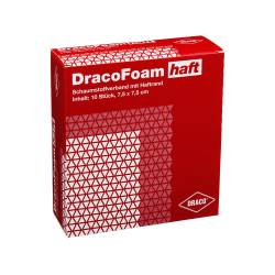 "DRACOFOAM Haft Schaumstoff Wundaufl.7,5x7,5 cm 10 Stück" von "Dr. Ausbüttel & Co. GmbH"