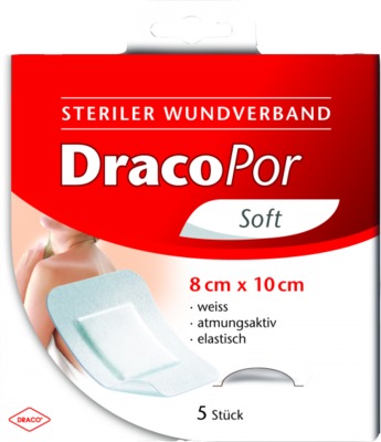 DRACOPOR Wundverband 8x10 cm steril von Dr. Ausbüttel & Co. GmbH