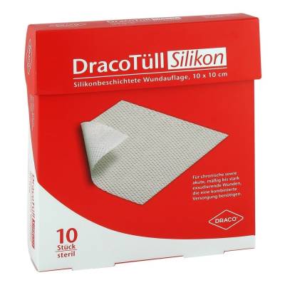 "DRACOTÜLL Sil.10x10 cm silikonbes.Wundkont.Aufl. 10 Stück" von "Dr. Ausbüttel & Co. GmbH"