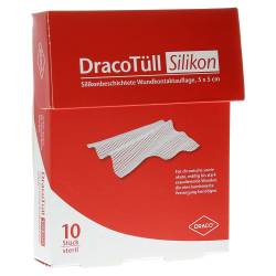 "DRACOTÜLL Sil.5x5 cm silikonbes.Wundkont.Aufl. 10 Stück" von "Dr. Ausbüttel & Co. GmbH"