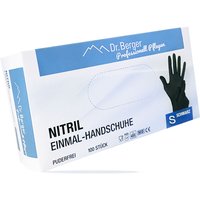 Dr. Berger Nitril Einmalhandschuhe latex- und puderfrei Schwarz Gr. S von Dr. Berger