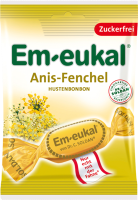 EM-EUKAL Bonbons Anis Fenchel zuckerfrei 75 g von Dr. C. SOLDAN GmbH