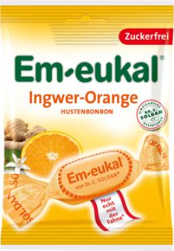 EM-EUKAL Bonbons Ingwer Orange zuckerfrei 75 g von Dr. C. SOLDAN GmbH