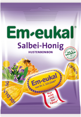 EM-EUKAL Bonbons Salbei Honig zuckerhaltig 75 g von Dr. C. SOLDAN GmbH