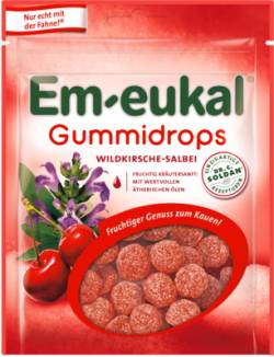EM-EUKAL Gummidrops Wildkirsche-Salbei zuckerhalt. 90 g von Dr. C. SOLDAN GmbH