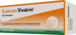 CETIRIZIN Vividrin 10 mg Filmtabletten 50 St von Dr. Gerhard Mann Chem.-pharm.Fabrik GmbH