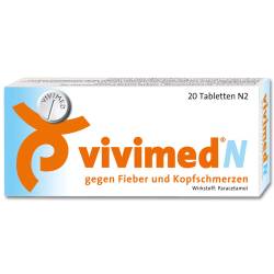 Vivimed N gegen Fieber und Kopfschmerzen 20 St Tabletten von Dr. Gerhard Mann - Chemisch-pharmazeutische Fabrik GmbH