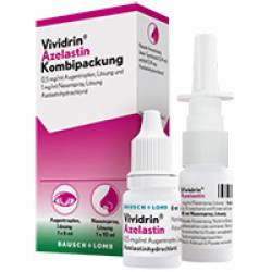 VIVIDRIN akut Azelastin Kombipack.gg.Heuschn. 1 P von Dr. Gerhard Mann