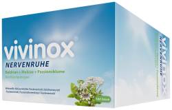 VIVINOX Nervenruhe Baldr.+Mel.+Passion.Beruh.Drag. 100 St Überzogene Tabletten von Dr. Gerhard Mann - Chemisch-pharmazeutische Fabrik GmbH