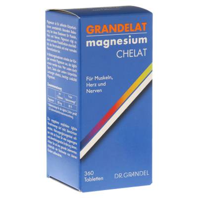 "GRANDELAT MAG 60 MAGNESIUM Tabletten 360 Stück" von "Dr. Grandel GmbH, Geschäftsbereich Nahrungsergänzung"