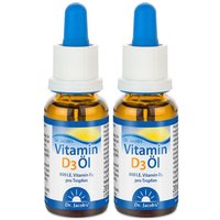 Dr. Jacob's Vitamin D3 Öl 640 Tropfen 800 IE D3 vegetarisch von Dr. Jacob's
